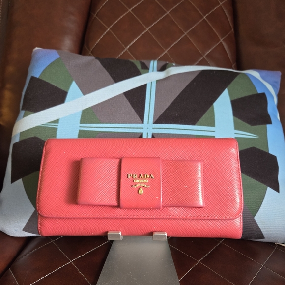 Prada Red Women's Wallet - Picture 2 of 5